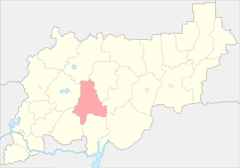 Антроповский район на карте