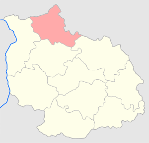 Любартовский уезд на карте