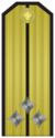 Rank insignia of Старши лейтенант of the Bulgarian Navy.png