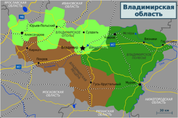 Vladimir oblast map (ru).png
