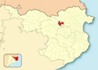 Расположение муниципалитета на карте провинции
