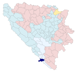 Неум на карте