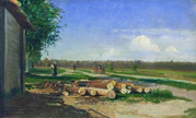 Fyodor Vasilyev Logs by the road.jpg