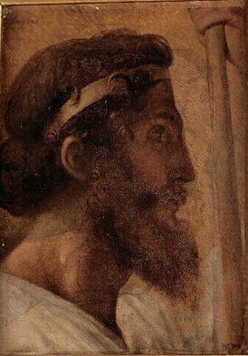 Ingres - Pisistratus head and left hand of Alcibiades, 1824-1834.jpg