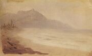 Kuindzhi Seashore View of Mount Demerdzhi The Crimea 1880s.jpg