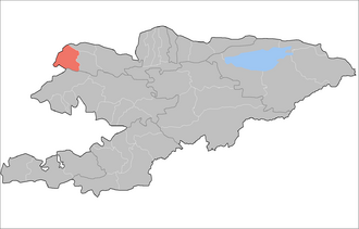 Айтматовский район на карте