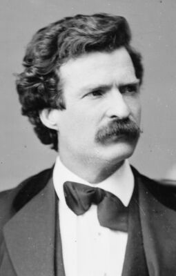 Mark Tven vn 1871 fotokuval, foton avtor om Mettju Bredi
