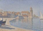 Signac - Collioure, le clocher, Opus 164, 1887, KM 109.889.jpg