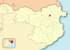 Расположение муниципалитета на карте провинции