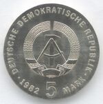 5 Mark DDR 1982 - 200. Geburtstag von Friedrich Fröbel - Wertseite.JPG