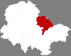 Шасянь на карте