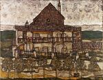 Egon Schiele - House with Shingle Roof (Old House II) - Google Art Project.jpg