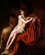 John the Baptist (Galleria Borghese)-Caravaggio (1610).jpg