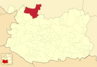 Расположение муниципалитета на карте провинции