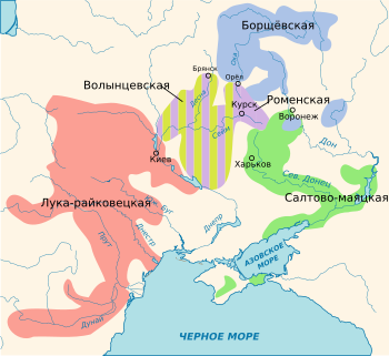 Археологические культуры на юге Восточной Европы. IX—X вв. Карта.svg