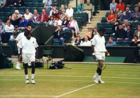 Anand and Vijay Amritraj 2000 Wimbledon Sr Invitation Doubles Finals.jpg