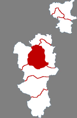 Юнцин на карте