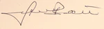 Изображение автографа