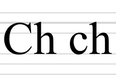Latin digraph C H.svg