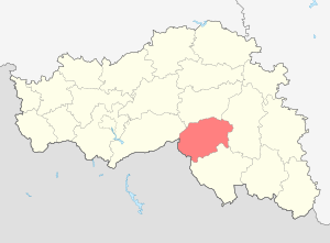 Волоконовский район на карте