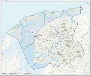 Фрисландия на карте