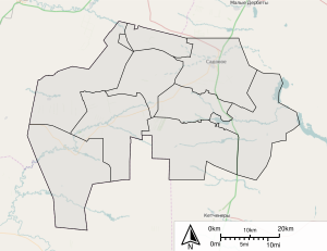 Сарпинский район на карте