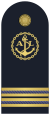 Shoulder rank insignia of capo di seconda classe of the Italian Navy.svg