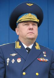 Vladimir Shamanov attending military parade.JPG