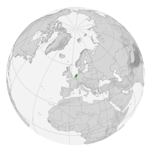 Нидерланды на карте мира