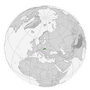 Словакия на карте мира