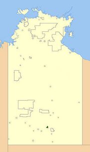 Таун оф Алис-Спрингс на карте