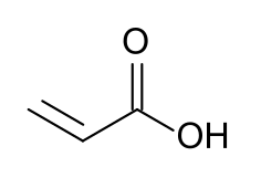 Acrylic acid.svg