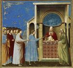 Giotto di Bondone - No. 9 Scenes from the Life of the Virgin - 3. The Bringing of the Rods to the Temple - WGA09181.jpg