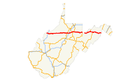 US 50 (WV) map.svg