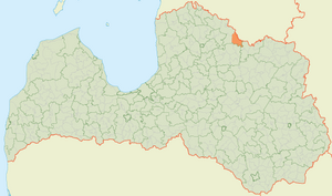 Звартавская волость на карте
