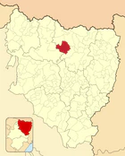 Расположение муниципалитета на карте провинции