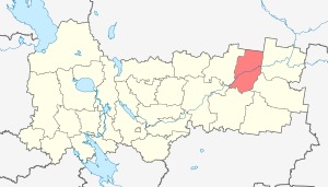 Нюксенский район Нюксенский муниципальный округ на карте