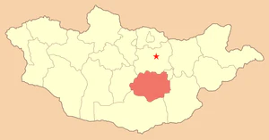 Дэлгэрцогт на карте