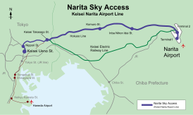 Skyliner route Narita Sky Access.svg