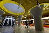Świętokrzyska M2 metro platform in Warsaw, Poland.jpg