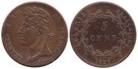 5 centimes, French colonies, 1829, Charles X.jpg