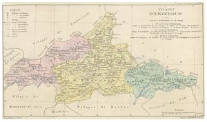 Эрзурум на карте