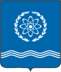 Coat of Arms of Obninsk (Kaluga oblast) proposal (2003 N2).png