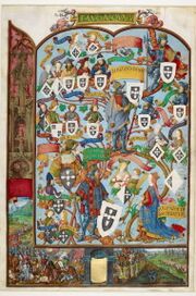 Genealogia dos Reis de Portugal (BL Add MS 1253) - f.9r.jpg