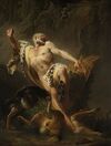 Joseph-Benoît Suvée - Milo van Croton (1763).jpg