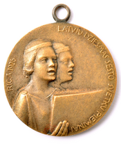 Medal. Song Festival - 1926 - T. Zalkalns. obverse.png