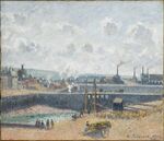 Pissarro - Dieppe, bassin Duquesne. Marée basse, soleil, matin, 1902.jpg