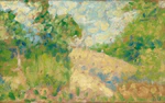 Champs à Barbizon (Field in Barbizon) by Georges Seurat.jpg