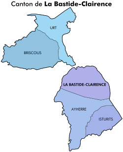 Ла-Бастид-Клеранс на карте