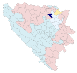 Грачаница на карте